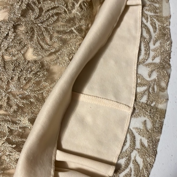 Speechless fit and flare gold lace dress., sz11 - Picture 9 of 12